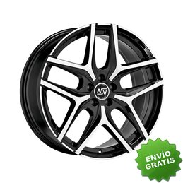 Llanta exclusiva Oz Msw 40 8.5x20 5x112 Et35 Negro Brillante Pulido