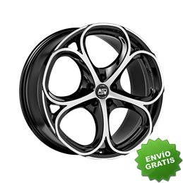 Llanta exclusiva Oz Msw 82 9x20 5x110 Et31 Negro Brillante Pulido