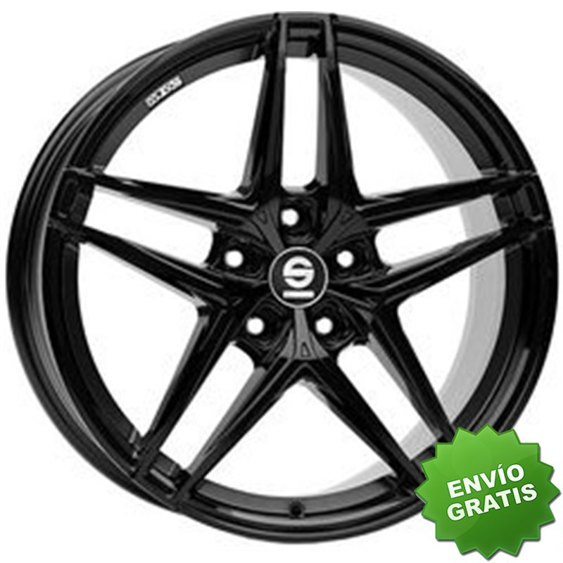 Llanta exclusiva Oz Sparco Record 8x18 5x112 Et48 Negro