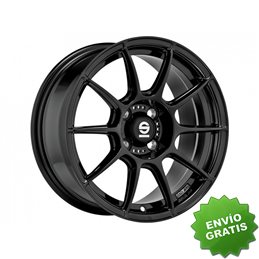 Llanta exclusiva Oz Sparco Ff 1 8.5x17 5x114.30 Et30 Negro Brillante