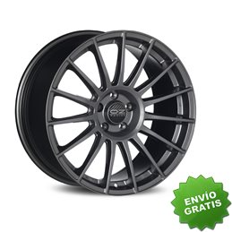 Llanta exclusiva Oz Superturismo Lm 9x21 Et26 5x112 Matt Graphite Silver Lettering Kba
