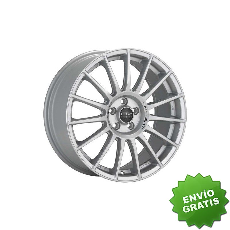 Llanta exclusiva Oz Superturismo Lm 9x21 5x112 Et26 Matt Race Silver Black Lettering