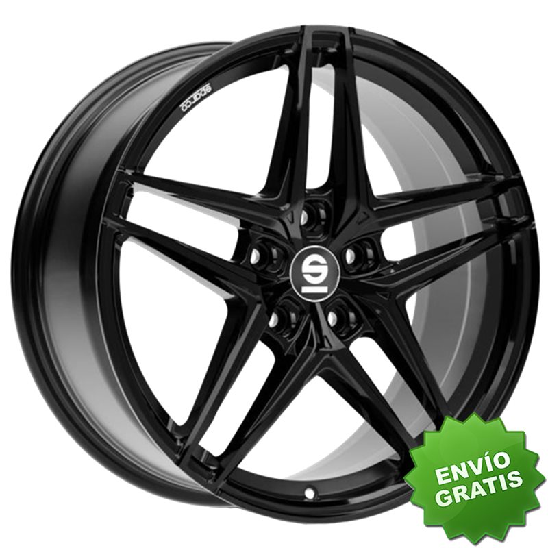 Llanta exclusiva Oz Sparco Record 8.5x19 5x112 Et38 Negro Brillante