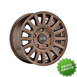 Llanta exclusiva Oz Rally Raid 8x17 5x114.30 Et40 Bronce Brillante Black Lettering