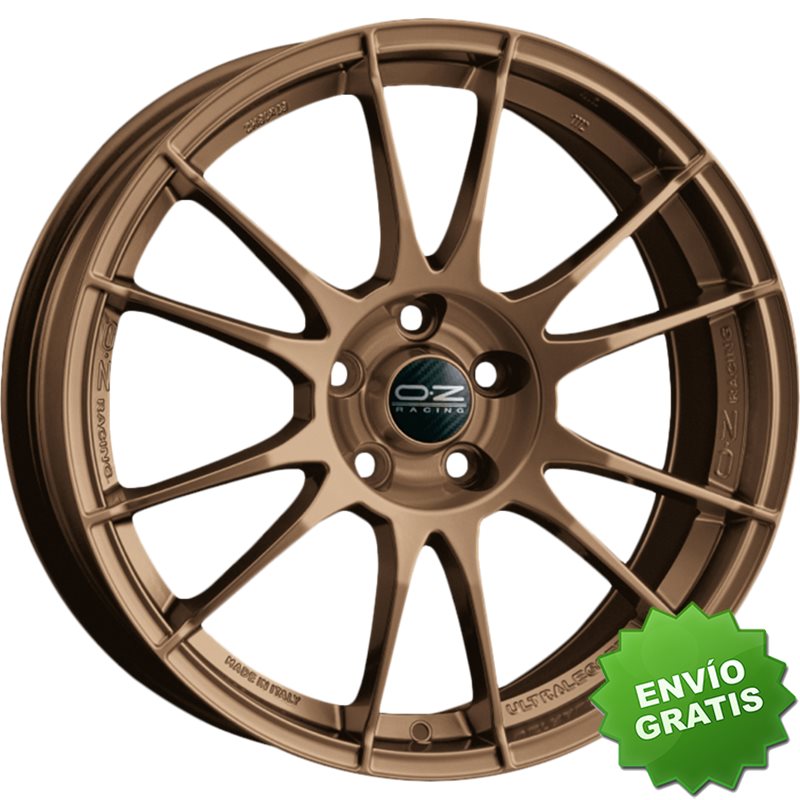 Llanta exclusiva Oz Ultraleggera 8x17 5x112 Et35 Bronce Mate