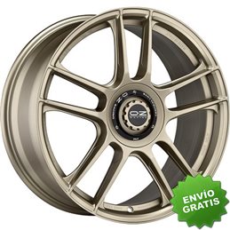 Llanta exclusiva Oz Indy Hlt 9x20 5x130 Et50 Blanco Dorado