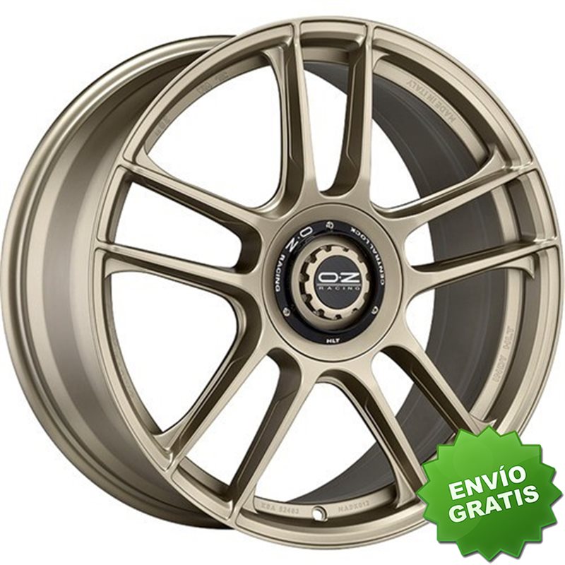 Llanta exclusiva Oz Indy Hlt 11x20 5x130 Et65 Blanco Dorado