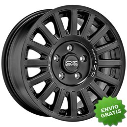 Llanta exclusiva Oz Rally Raid 8.5x18 6x135 Et34 Negro Mate Silver Lettering