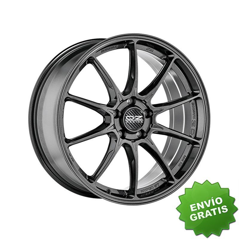 Llanta exclusiva Oz Hyper Gt Hlt 8.5x20 Et25 5x114.30 Star Graphite