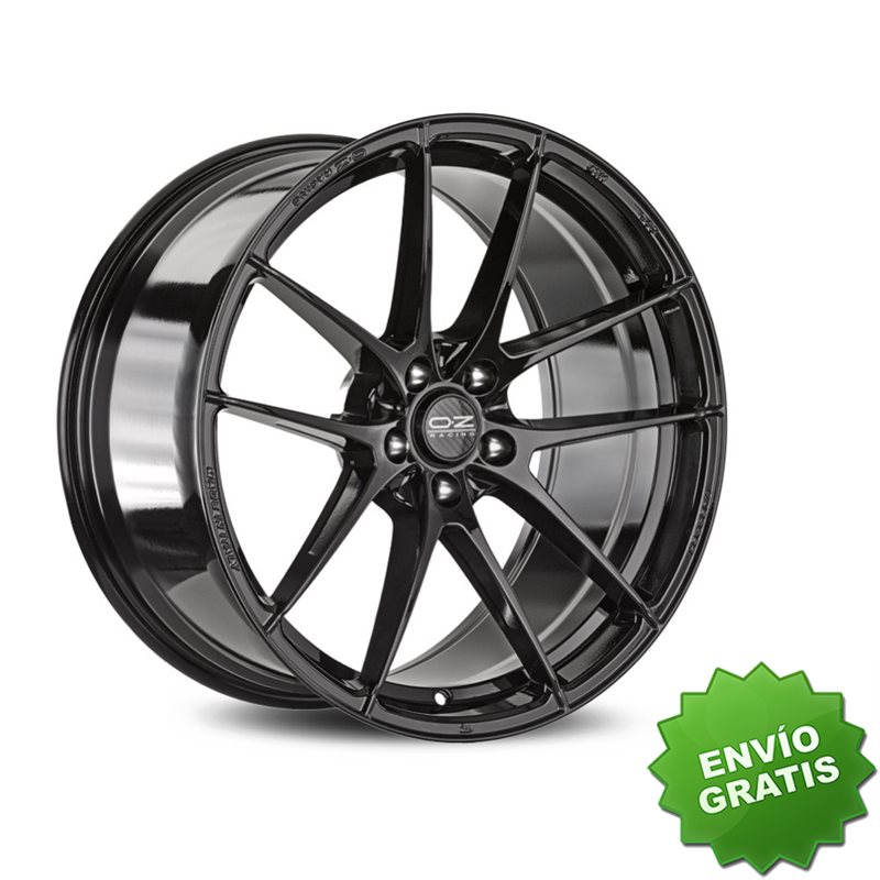Llanta exclusiva Oz Leggera Hlt 8.5x20 Et50 5x130 Negro Brillante Kba