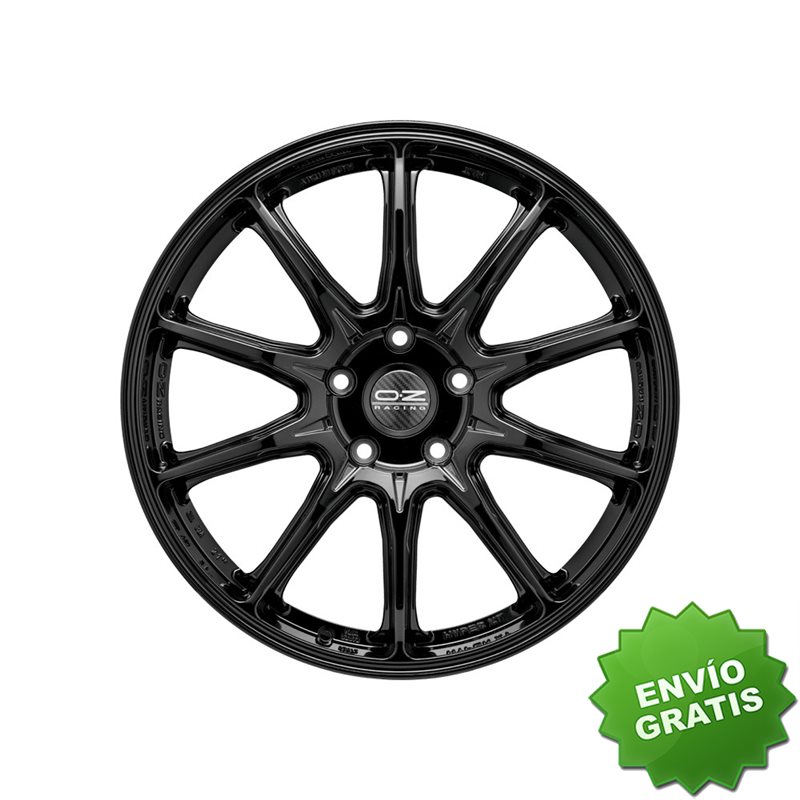 Llanta exclusiva Oz Hyper Xt Hlt 11x20 5x120 Et37 Negro Brillante