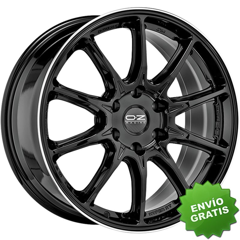 Llanta exclusiva Oz Hyper Xt Hlt 10x22 5x130 Et48 Negro Brillante