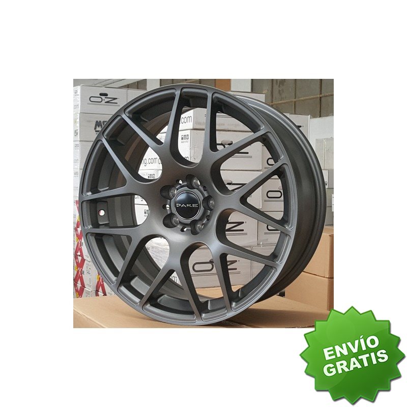 Llanta exclusiva Dare Dr-x2 8x18 5x100 Et35 57.1 Matt Gunmetal 