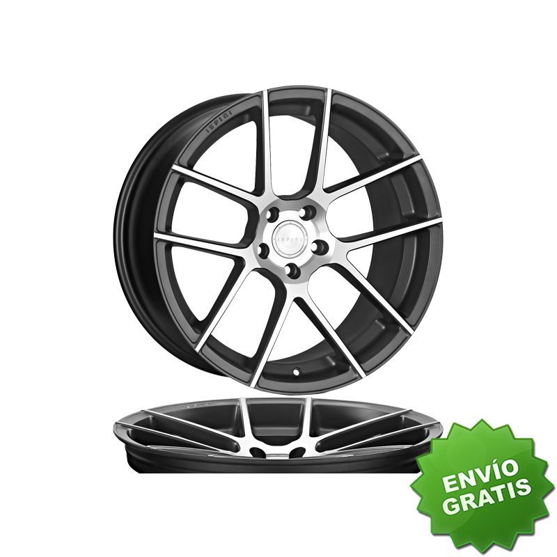 Llanta exclusiva Ispiri Isr6 8.5x19 5x112 Et32 66.6 Satin-graphi Te Machine