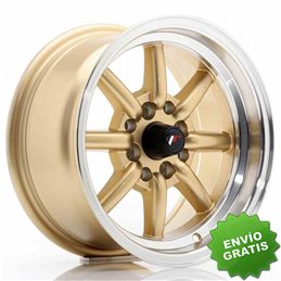 Llanta exclusiva Jr Wheels Jr19 14x7 Et0 4x100 114 Gold
