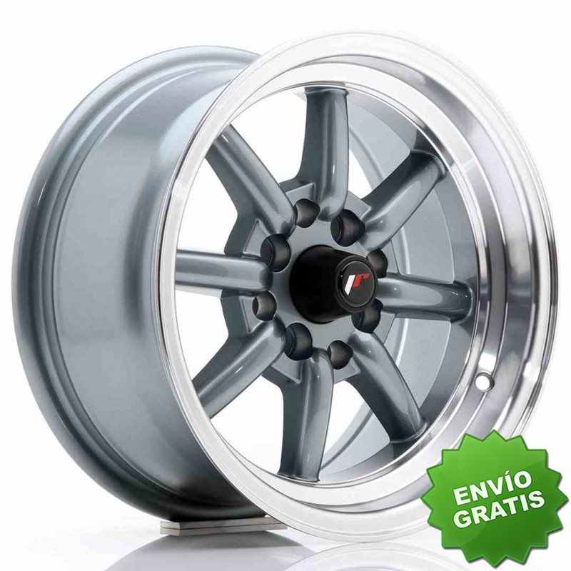 Llanta exclusiva Jr Wheels Jr19 14x7 Et0 4x100 114 Gun Metal
