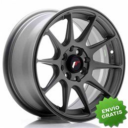 Llanta exclusiva Jr Wheels Jr11 15x7 Et30 4x100 108 Matt Gun Metal