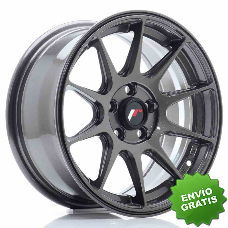 Llanta exclusiva Jr Wheels Jr11 15x7 Et30 5x100 Hyper Gray