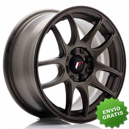 Llanta exclusiva Jr Wheels Jr29 15x7 Et35 4x100 108 Matt Bronze