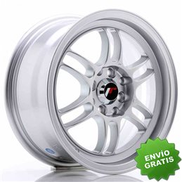 Llanta exclusiva Jr Wheels Jr7 15x7 Et38 4x100 114 Silver