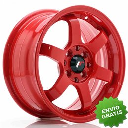 Llanta exclusiva Jr Wheels Jr3 15x7 Et40 4x100 114 Red