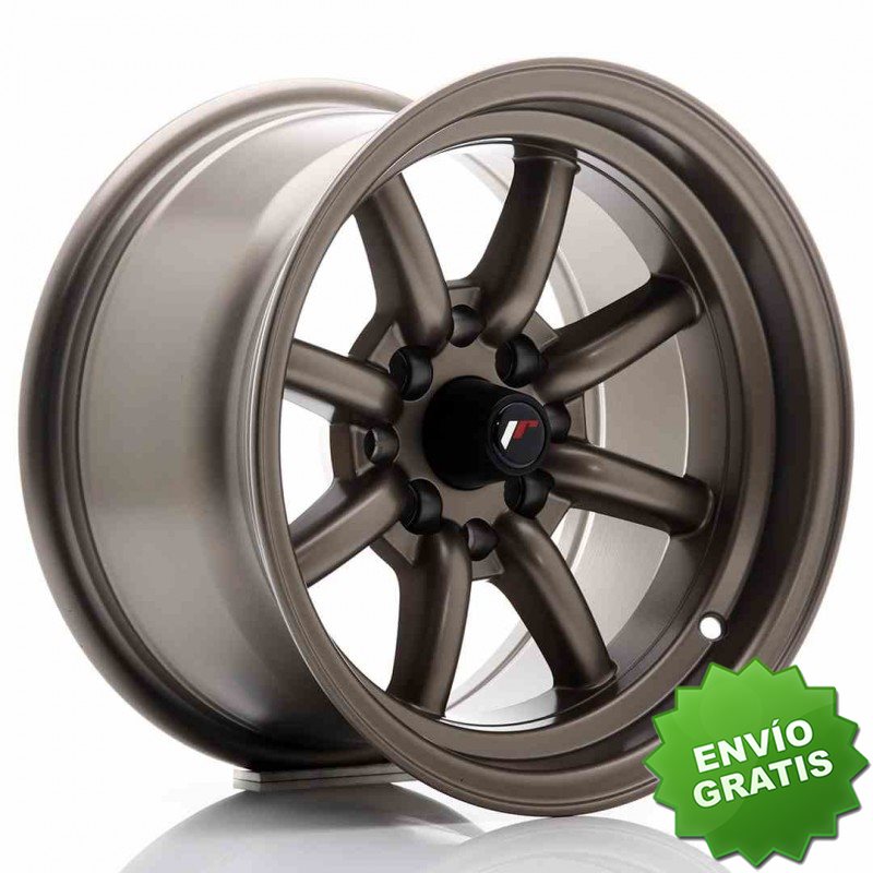 Llanta exclusiva Jr Wheels Jr19 14x8 Et-13 4x100 114 Matt Bronze