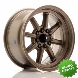 Llanta exclusiva Jr Wheels Jr19 15x8 Et0 4x100 108 Matt Bronze