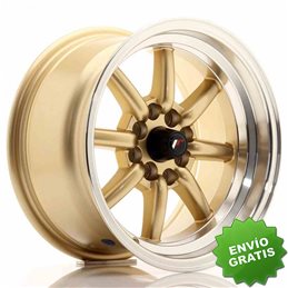 Llanta exclusiva Jr Wheels Jr19 15x8 Et0 4x100 114 Gold