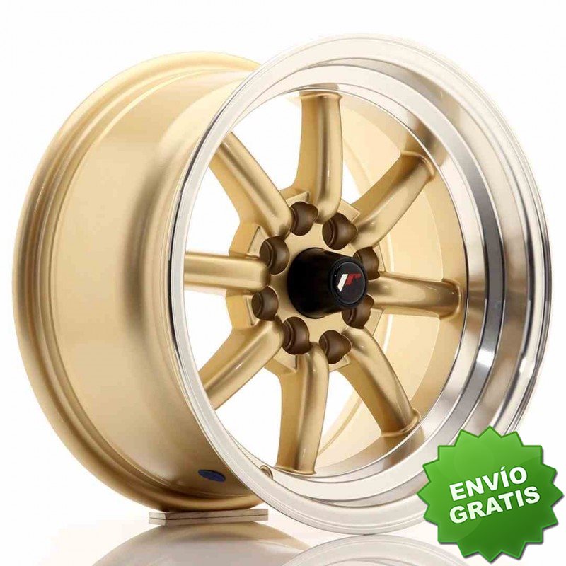 Llanta exclusiva Jr Wheels Jr19 15x8 Et0 4x100 114 Gold