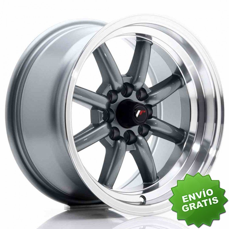 Llanta exclusiva Jr Wheels Jr19 15x8 Et0 4x100 114 Gun Metal