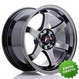 Llanta exclusiva Jr Wheels Jr3 15x8 Et25 4x100 108 Hyper Black