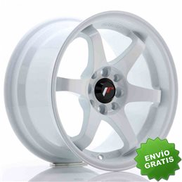 Llanta exclusiva Jr Wheels Jr3 15x8 Et25 4x100 114 White