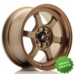 Llanta exclusiva Jr Wheels Jr12 15x7.5 Et26 4x100 108 Dark Anodize Br Onze