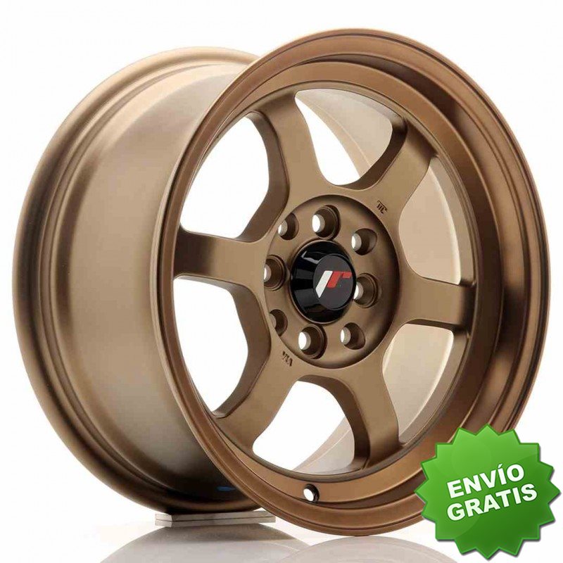 Llanta exclusiva Jr Wheels Jr12 15x7.5 Et26 4x100 108 Dark Anodize Br Onze