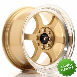 Llanta exclusiva Jr Wheels Jr12 15x7.5 Et26 4x100 114 Gold