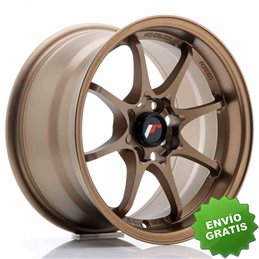 Llanta exclusiva Jr Wheels Jr5 15x8 Et28 4x100 Dark Anodized Bronze