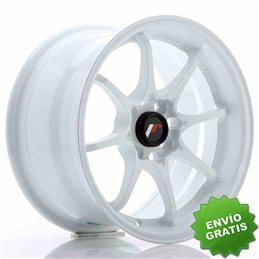 Llanta exclusiva Jr Wheels Jr5 15x8 Et28 4x100 White
