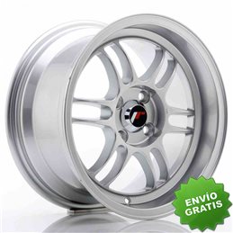Llanta exclusiva Jr Wheels Jr7 15x8 Et35 4x100 Silver