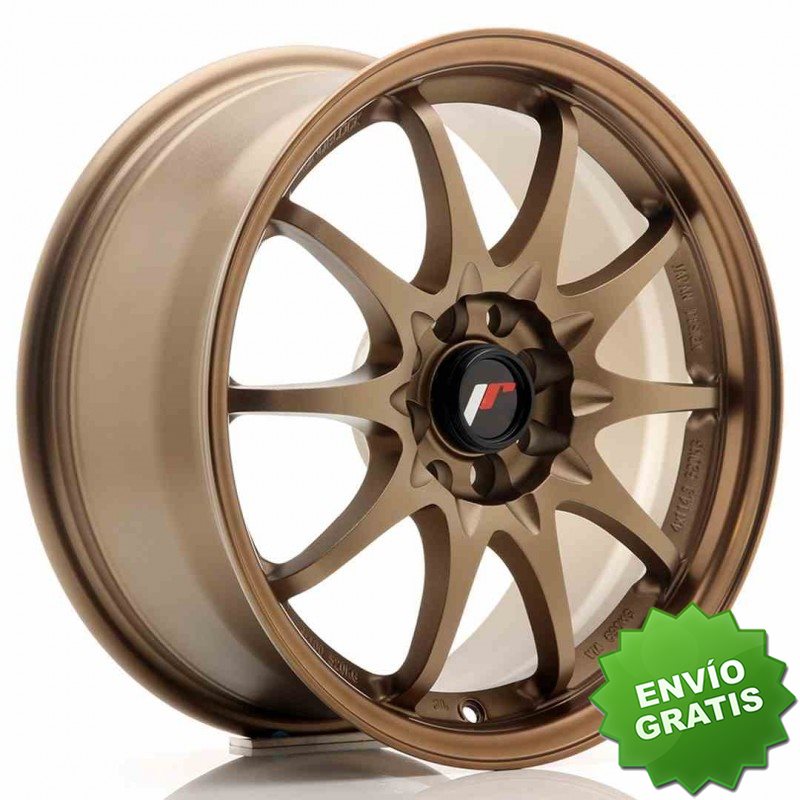 Llanta exclusiva Jr Wheels Jr5 16x7 Et30 4x100 108 Dark Anodized Bron Ze