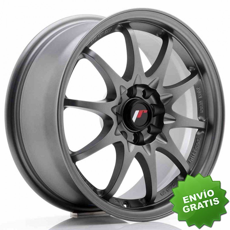 Llanta exclusiva Jr Wheels Jr5 16x7 Et30 4x100 108 Matt Gun Metal