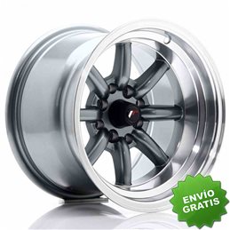 Llanta exclusiva Jr Wheels Jr19 14x9 Et-25 4x100 114 Gun Metal