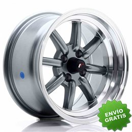Llanta exclusiva Jr Wheels Jr19 15x8 Et0 4x100 Gun Metal