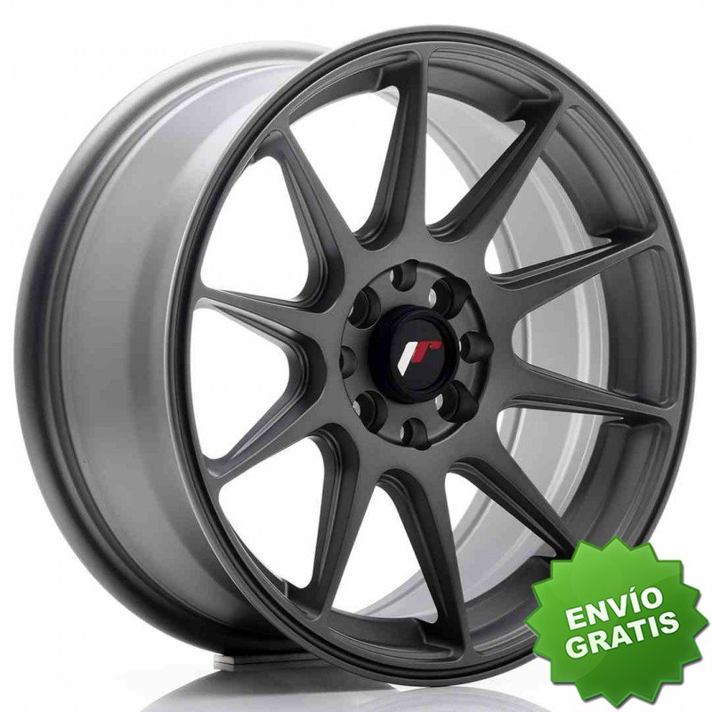 Llanta exclusiva Jr Wheels Jr11 16x7 Et25 4x100 108 Matt Gun Metal