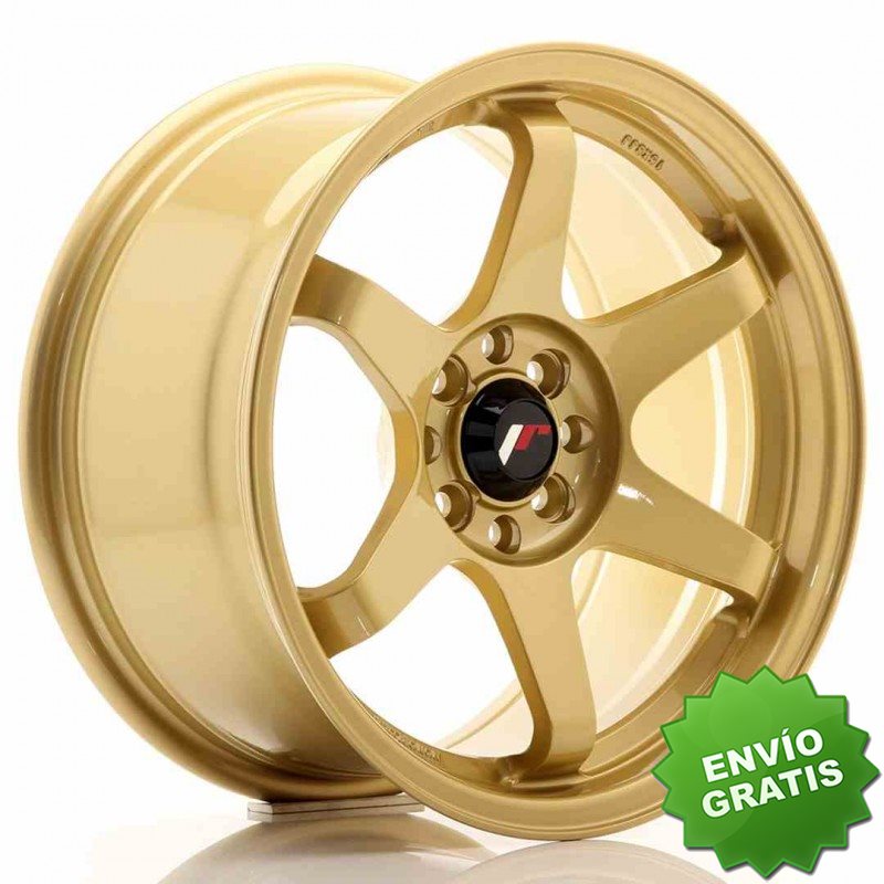 Llanta exclusiva Jr Wheels Jr3 16x8 Et25 5x100 114.3 Gold