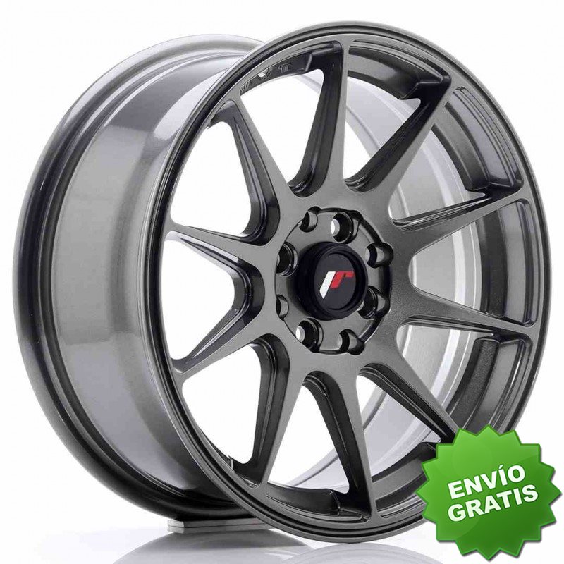 Llanta exclusiva Jr Wheels Jr11 16x7 Et30 4x100 114 Hyper Gray