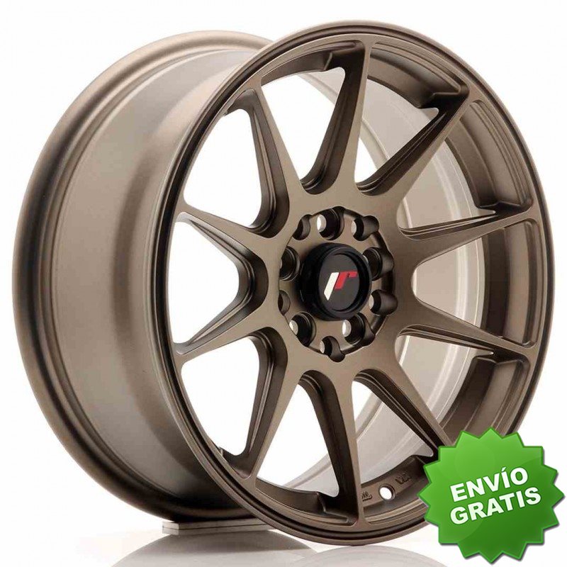 Llanta exclusiva Jr Wheels Jr11 16x7 Et30 4x100 114 Matt Bronze