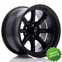Llanta exclusiva Jr Wheels Jr19 15x9 Et-13 4x100 114 Matt Black