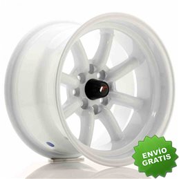 Llanta exclusiva Jr Wheels Jr19 15x9 Et-13 4x100 114 White