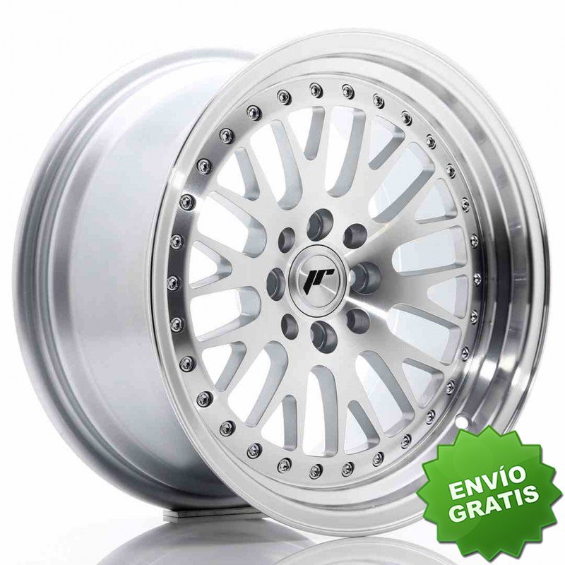 Llanta exclusiva Jr Wheels Jr10 16x8 Et20 4x100 108 Silver Machined F Ace