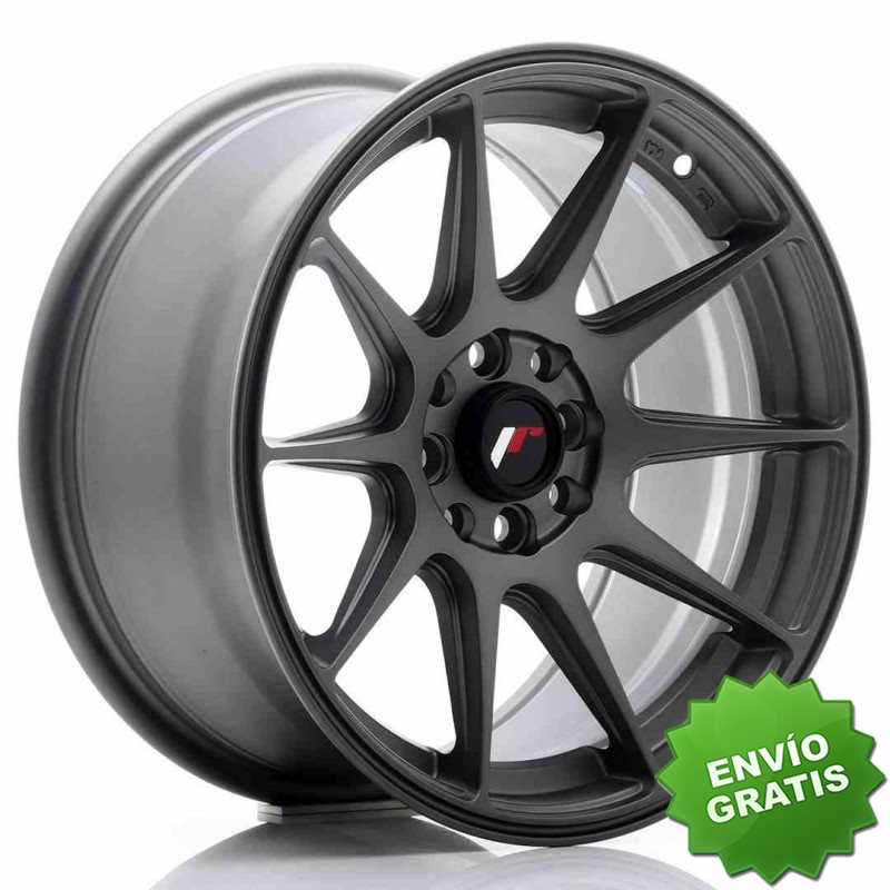 Llanta exclusiva Jr Wheels Jr11 16x8 Et25 4x100 108 Matt Gun Metal